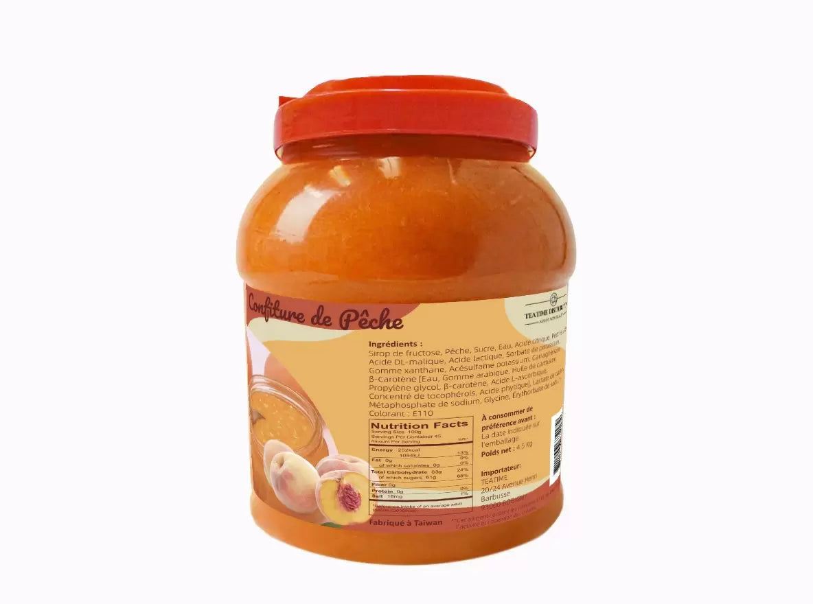 Confiture de pêche 4.5KG