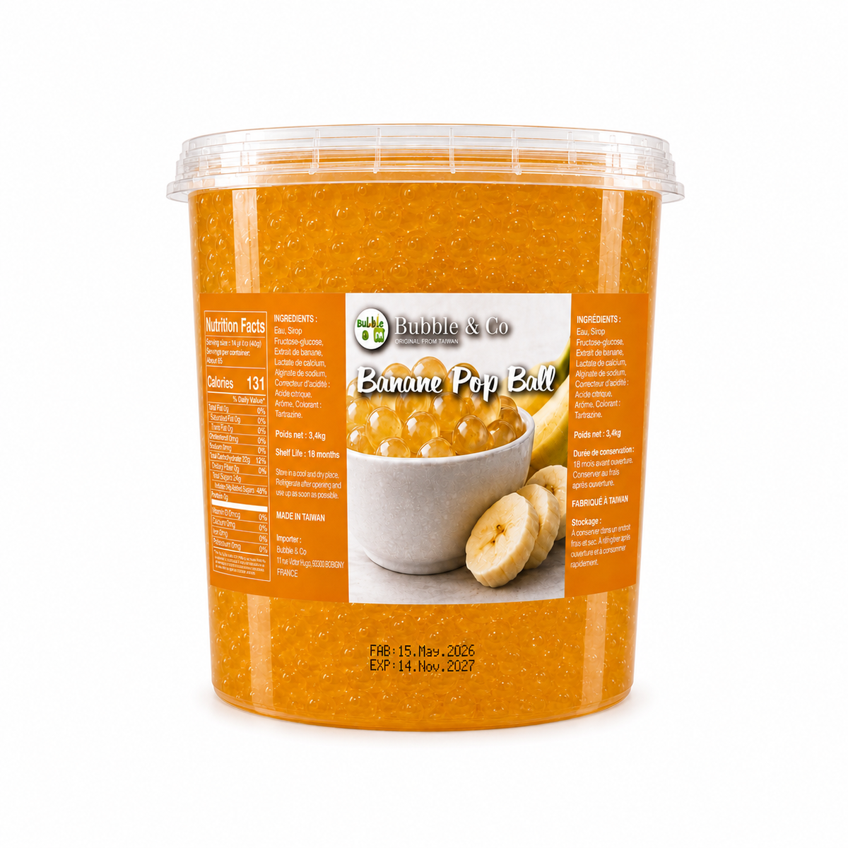 ''NEW IN'' POP BALL- Banane 3.4 KG