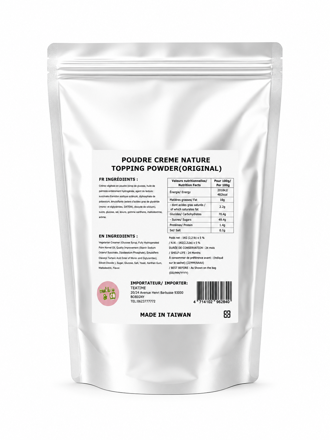 Cold Foam Crémeuse original - 1KG