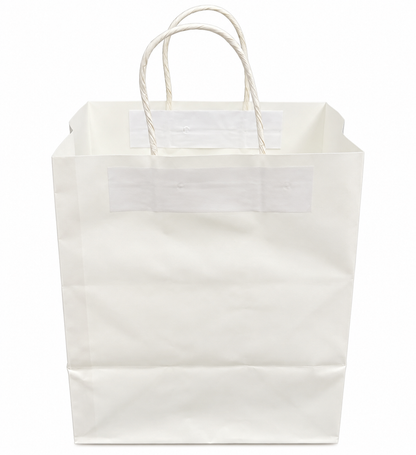 Sac blanc résistance 100g - 23x18x28