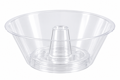 Bol à snacks transparent pour gobelet Ø 90 mm – Support à toppings